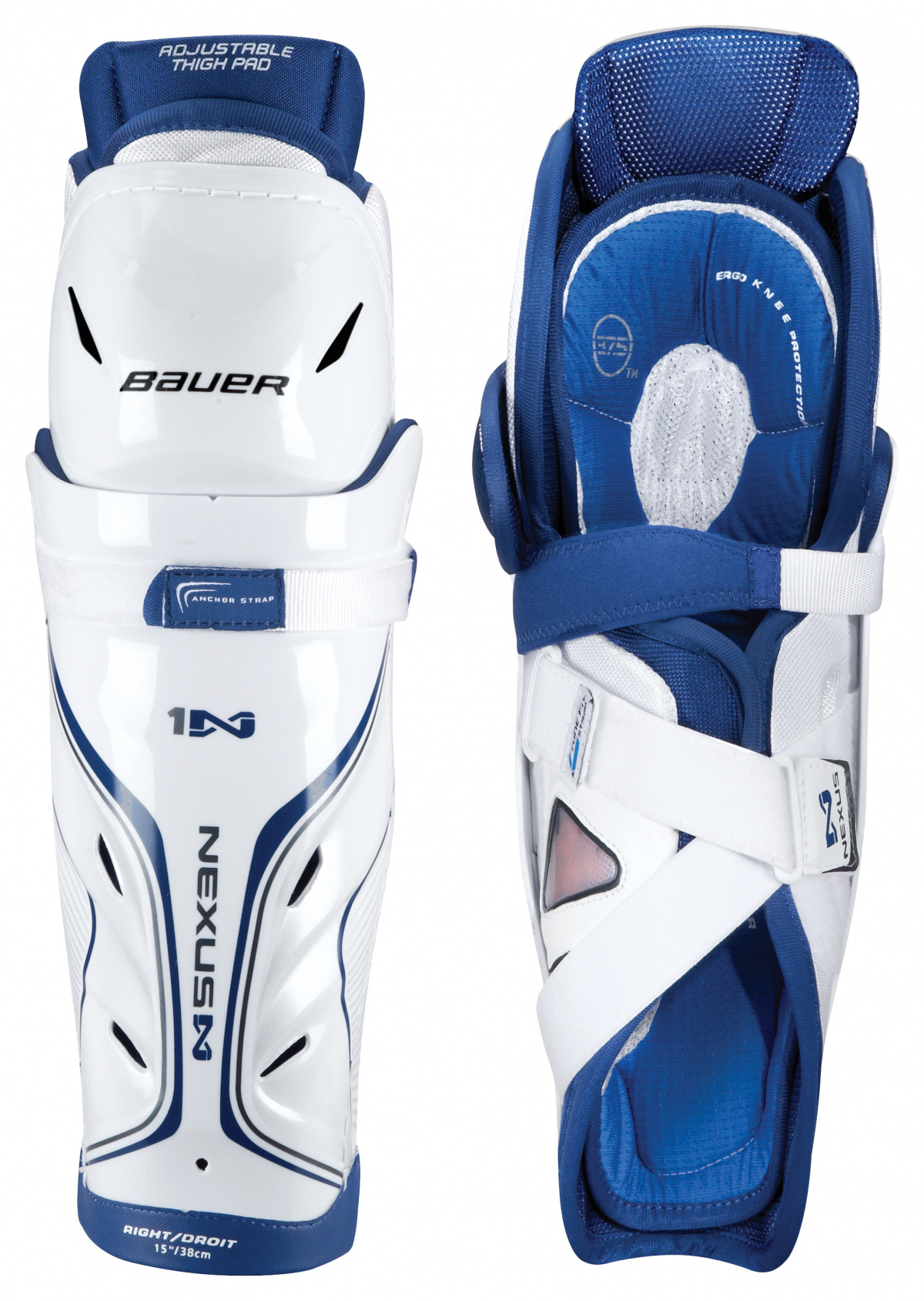 Shin Guards Bauer Nexus 1n Sr Senior Shop Hockey Com