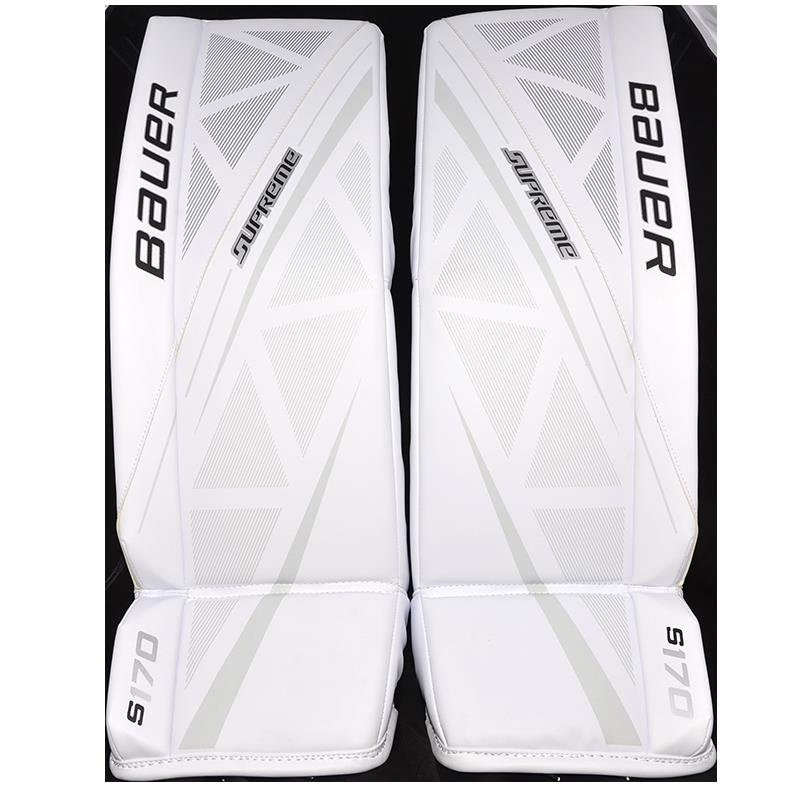 Goalie Leg Pads BAUER Supreme S170 Jr - WHT - SHOP-HOCKEY COM