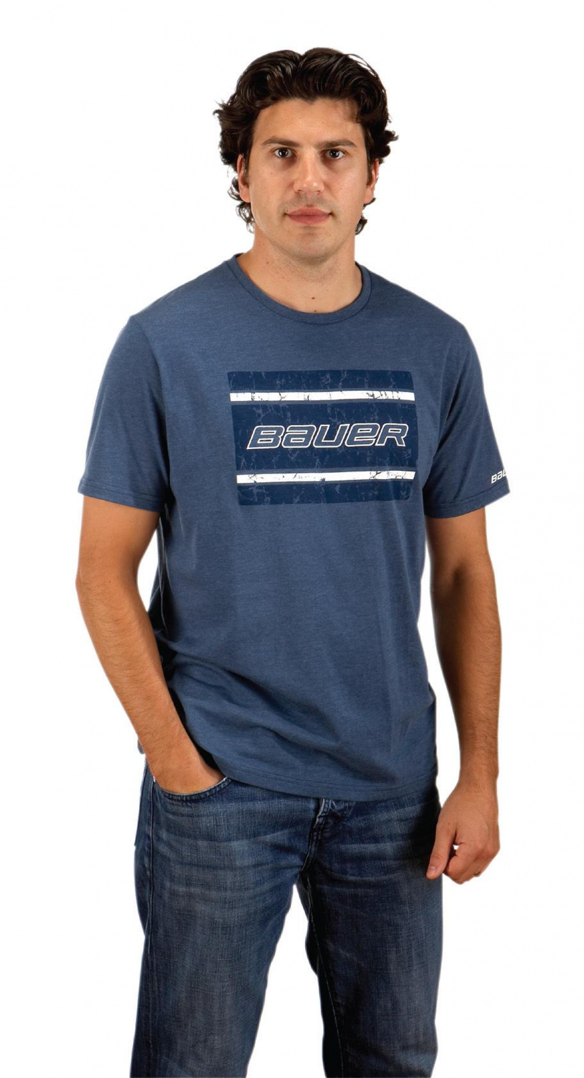 T-Shirt BAUER Accent SS Tee - ROY - SHOP-HOCKEY.COM