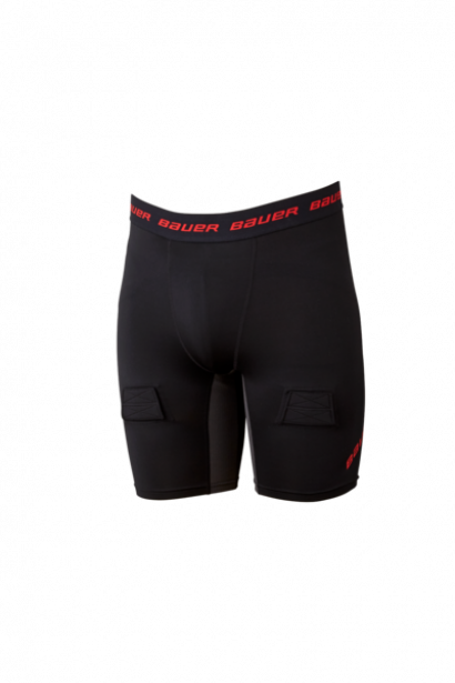 Hockey Pant BAUER S19 ESSNTL COMP JOCK SHORT SR-BLK