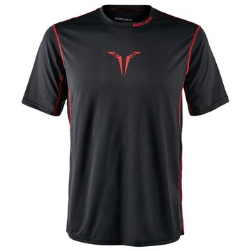 Hockey T-Shirt BAUER CORE SS HYBRID S-17 YTH-BLK