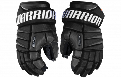 Hockey Gloves WARRIOR ALPHA QX SR BLACK (BK)