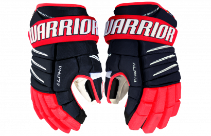 Hockey Gloves WARRIOR ALPHA QX PRO SR NRW (NV/RD/WH)