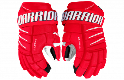 Hockey Gloves WARRIOR ALPHA QX PRO SR RDW (RED/WHITE)