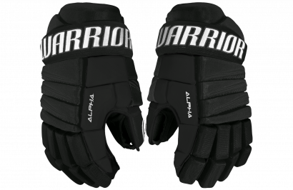 Hockey Gloves WARRIOR ALPHA QX3 SR BK (BLACK)